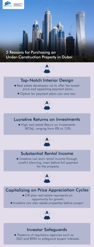 5 Reasons for Puarchasing an Under-Construction Property in Dubai