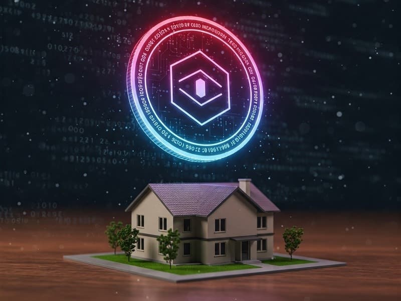 Token representing fractional ownership in Dubai real estate using blockchain technology