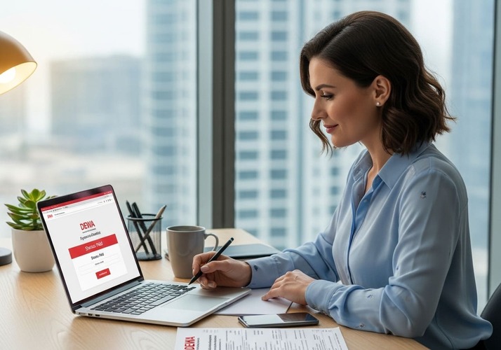 Checking DEWA bill payment status online to avoid clearance delays