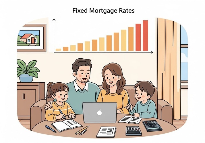 Fixed-rate mortgage in Dubai offering stable monthly payments and predictability.