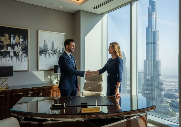 Real estate broker in Dubai helping investors save with DLD fee waiver property purchase.